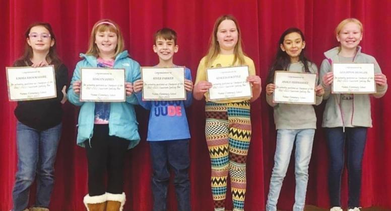 Hinton Spelling Bee Winners