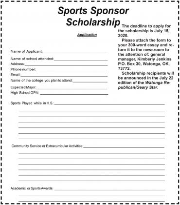 Scholarship Offered for Graduated Student Athletes