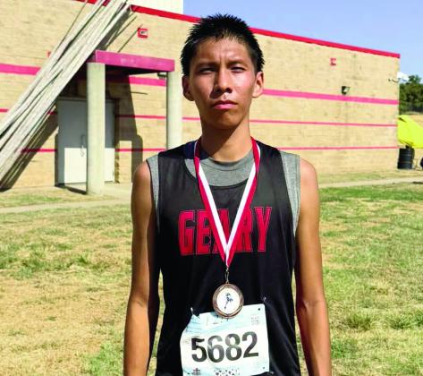 Geary Bison Cross Country runner Shannon Russell 