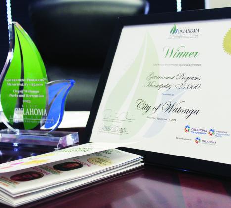 Watonga Wins KOB Award