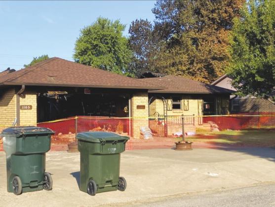 A fire ripped through this Villa Drive house on Friday morning. Here it can be scene empty and fenced off on Tuesday, Sept. 28.