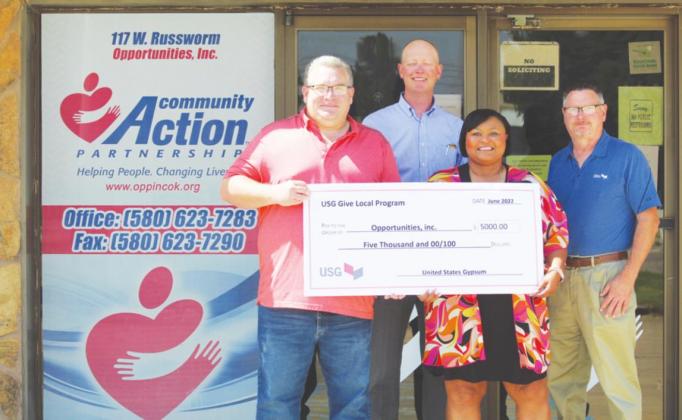 USG Donates to Opportunities, Inc.