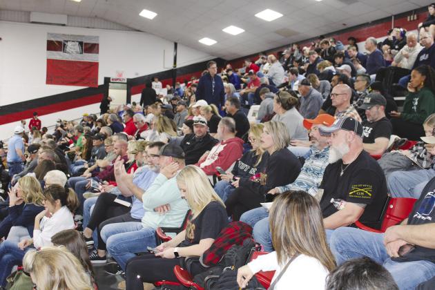 The stands at the 78th annual Geary Invitaional were packed to the rafters Friday and Saturday during mat action. Photos by Connie Burcham