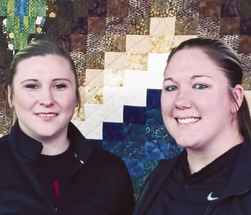 Watonga basketball and softball coaches Lauren Campo (L) and Alyssa Fuxa resigned effective at the end of the school year. The resignations were announced at Monday night’s school board meeting.