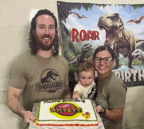 A ROAR-some party was held on August 29th, 2026 in celebration of Rhyett’s First Jurassic Expedition!