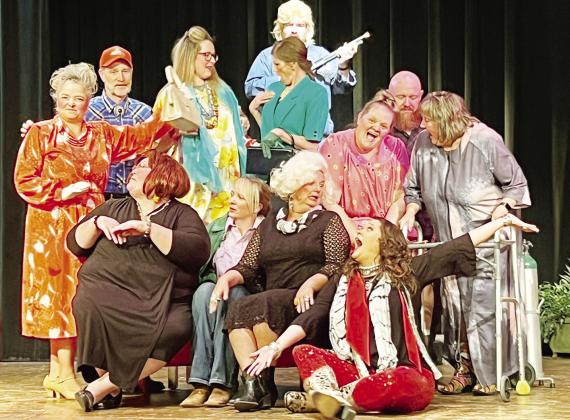 The cast of Rex’s Exes will have the audience rolling in the aisles. The show can be seen April 20, 21 and 22. For more information contact the Watonga Community Theater Box Office April 19 or about one and a half hours before each show.
