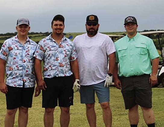 The Dalton Laird team at the Ryan Berglund Memorial Golf Touranment August 5. L-R are ? Laird, ??, Keegan Rinehart.