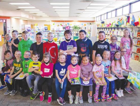 Watonga Elementary’s outstanding students of the semester were given Scholastic funds to use at the book fair.