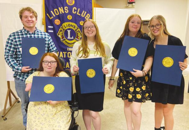Students Honored at Lions Club Banquet