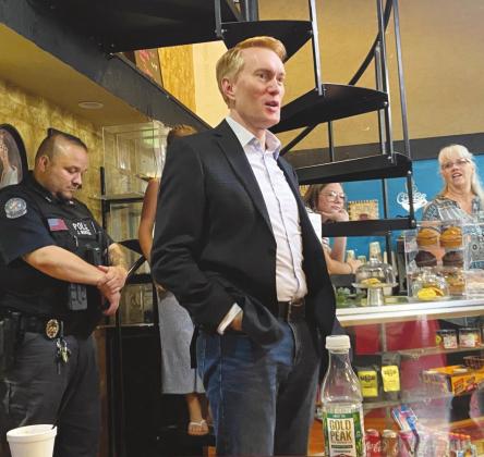 Lankford Makes Campaign Stop in Watonga