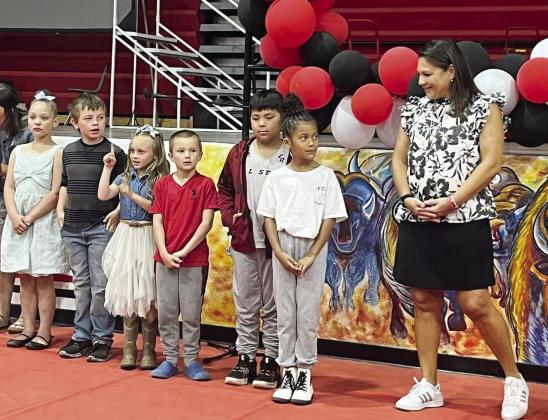 Students at Geary Public Schools celebrated the last day of school Thursday. They won awards, had balloons and were congratulated for the advances they had made during the school year.
