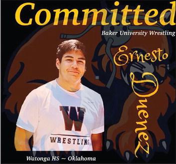Duenez Signs to Wrestle at Baker University