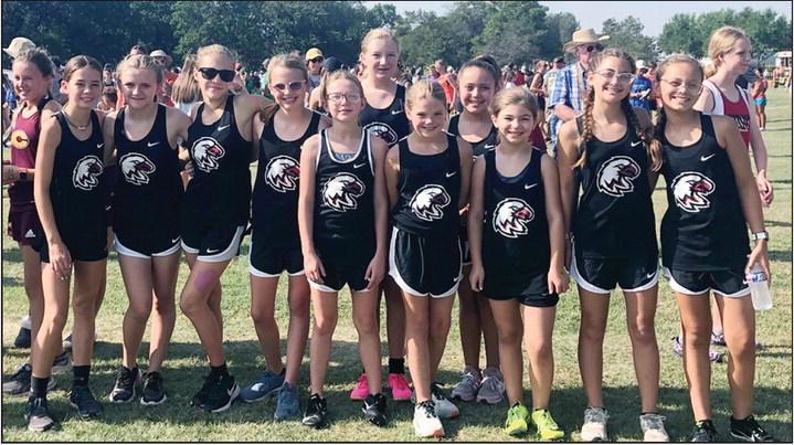The Watonga cross country meet 2023 was a great success, in large part due to the parents who helped with parking, water, trash cleanup and timing duties. According to participants and fans, the course looks amazing. Photo Courtesy of Sherry Manke Cowan