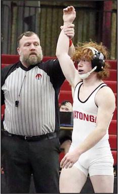 Dakota Morris, wrestling in the 138 pound class, was named 3A West All Star by Class