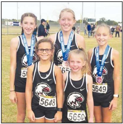 Watonga Eagles at the Junior High Cross Country Championships