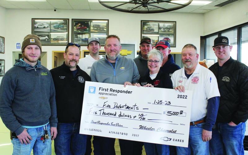 Wheeler Chevy Donates to Area First Responders
