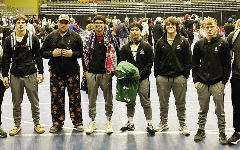The Watonga wrestling team competed recently at the Mid-America Nationals. As a team, they finished 25th out of 37 teams, competing against mostly large school teams from across the country. In the gold bracket Malaki Perez finished 3rd and earned All-American status Ayden Perez finished 9th missing out on All-American status by one match . Dakota Cox finished 14th. In the silver bracket, Chris Garcia finished 6th and Tristan Dobbins finished 5th