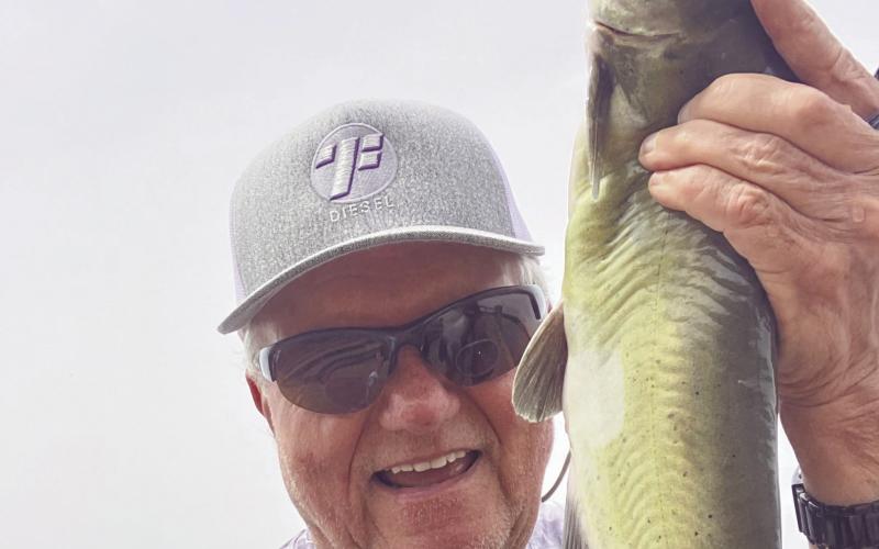 (ABOVE)Tom Friedermann with a channel catfish caught at Lake Arcadia. Share your photos with us!