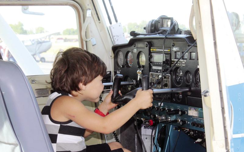 Kids having fun has become a trademark of the Watonga Fly-in, but the growth of the airport has drawn out of state attention as well.