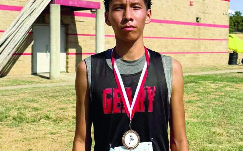 Geary Bison Cross Country runner Shannon Russell