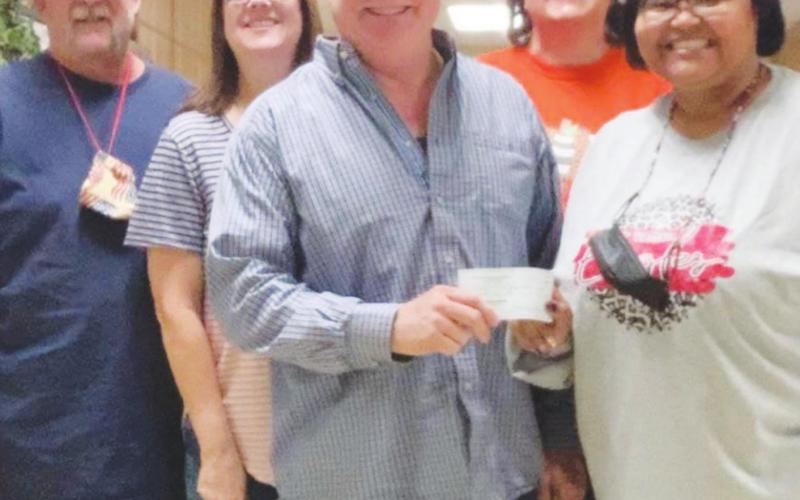 Masonic Lodge Donates to Watonga Food Bank