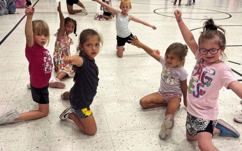 Mini Cheer Builds Teamwork