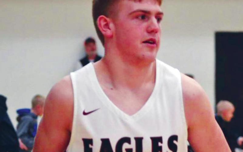 Also honored on Senior Night for Watonga boys’ varsity basketball were Eagles’ guard Elijah Kearney (above), forward Sebastian Whiteshirt, guard Stoney Boeckman, guard Blaine Stratton.