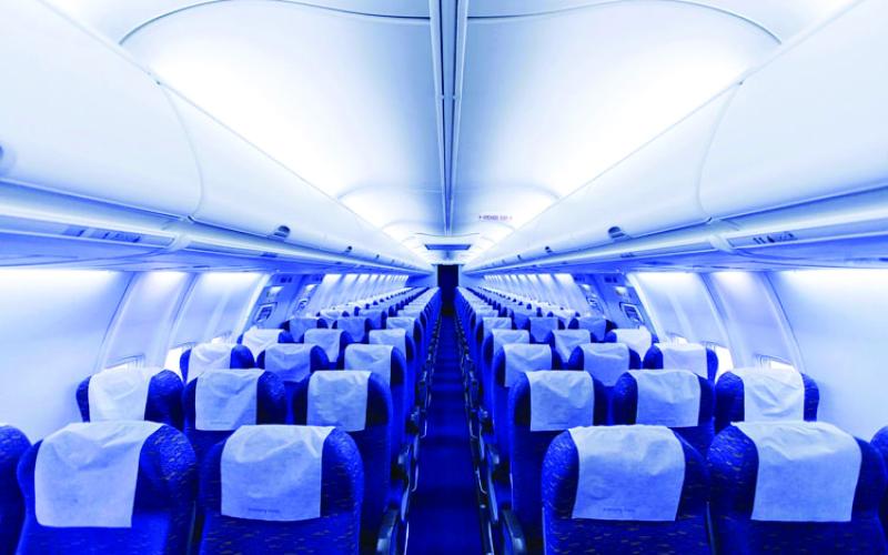 Airplane interior