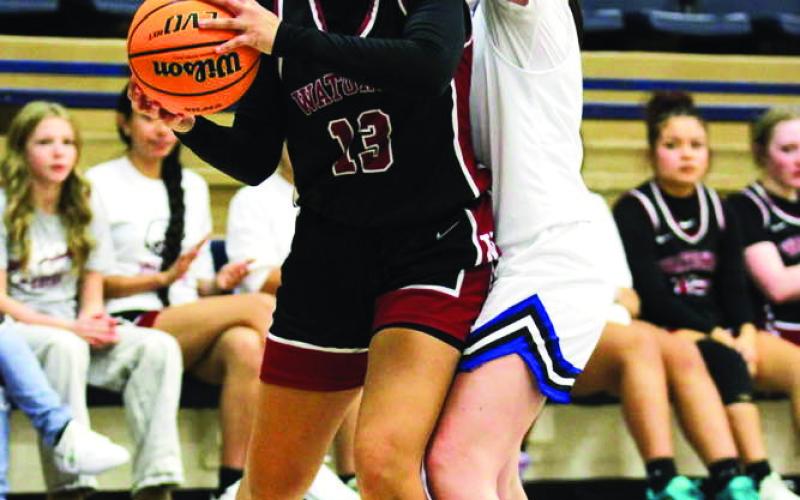 Lady Eagles at Cordell Tournament
