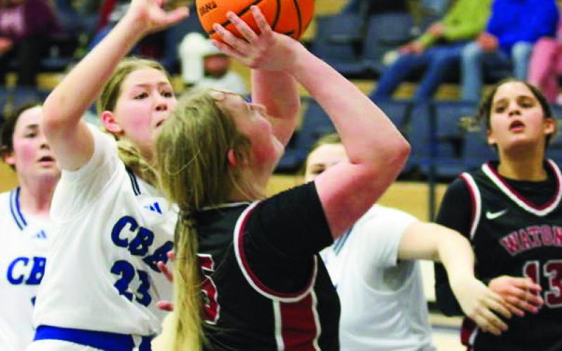 Lady Eagles at Cordell Tournament
