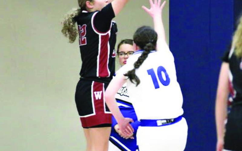 Lady Eagles at Cordell Tournament