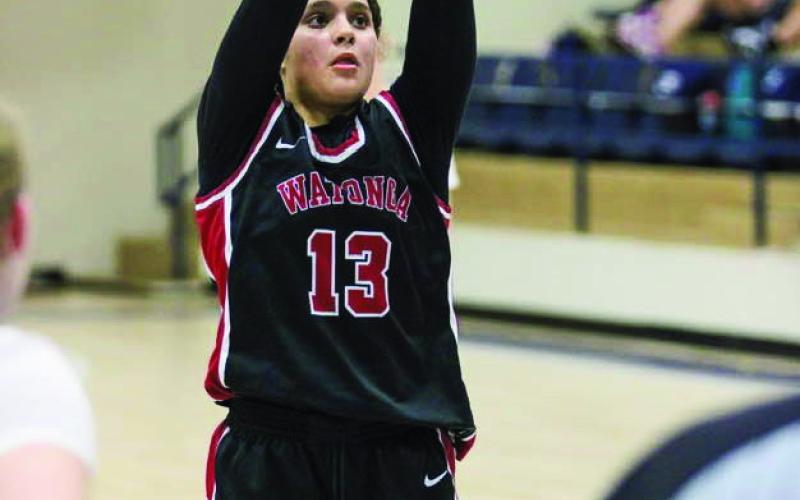 Lady Eagles at Cordell Tournament