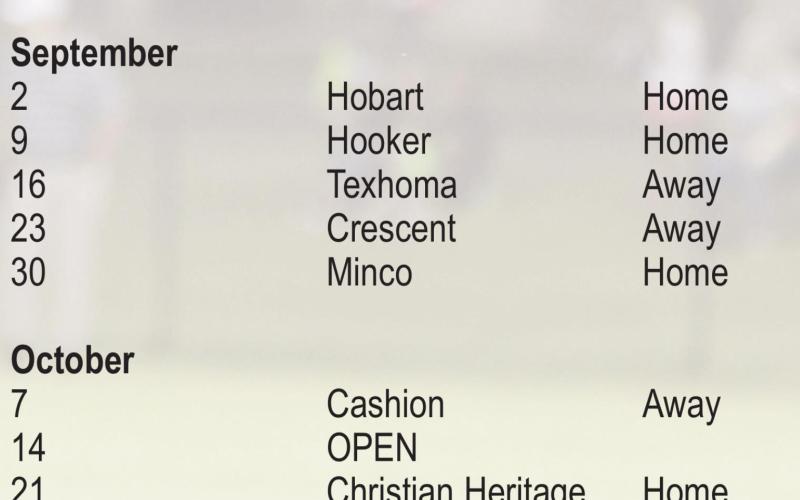 Watonga HS Football 2022 Schedule