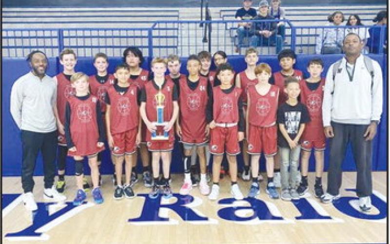 Watonga Middle School Basketball team were runners-up in last week’s tournament in Lomega.