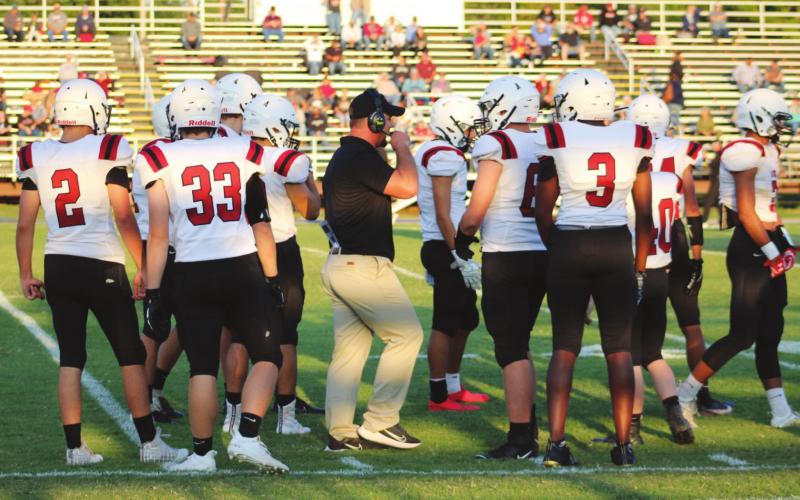 The Watonga Eagles were on the road Sept. 11 for their quarantine delayed season opener against Rush Springs. The Eagles took on a dominating Redskins team but were unable to take the win, going down by a score of 45-18 in the non-conference game. Next up for the Eagles at 7 p.m. Sept. 18 are the Minco Bulldogs at Minco. Kimberly Jenkins | Watonga Republican