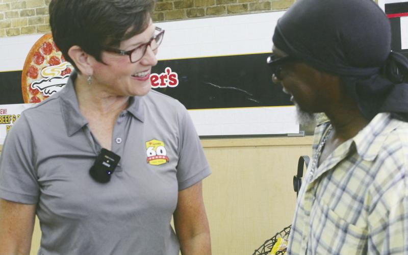 Jenny Love Meyer Suprises Customers at No.1