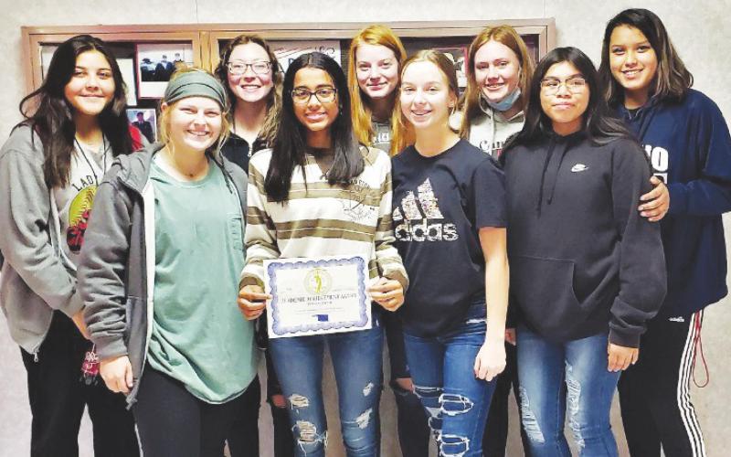 Lady Bison Recognized for Academic Achievement
