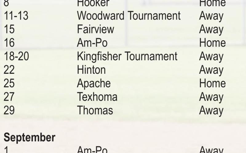 Watonga HS Softball 2022 Schedule