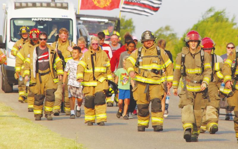 Geary Firefighters, Residents Commemorate 9/11 with Memorial Walk