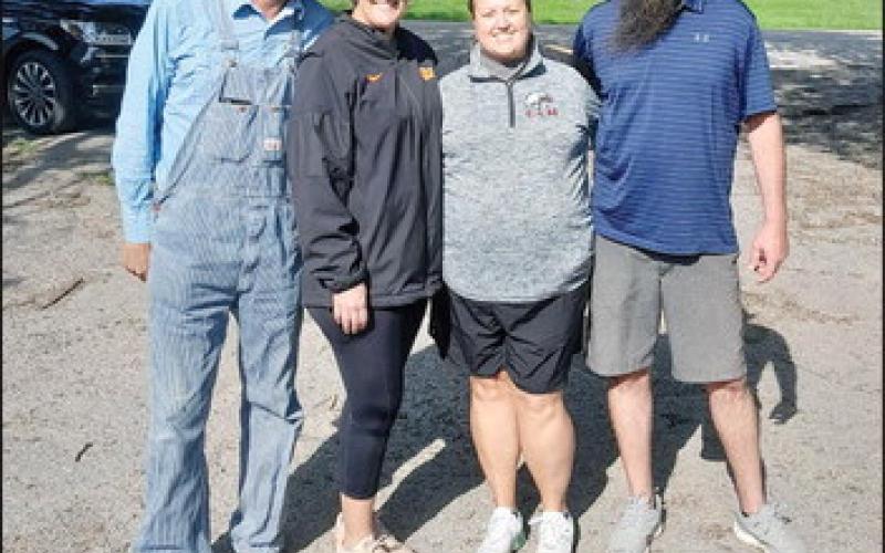 A couple of teams from the Watonga Masonic Lodge Golf Tournament. It was a great day for golf at Roman Nose State Park and the participants all had a good time.
