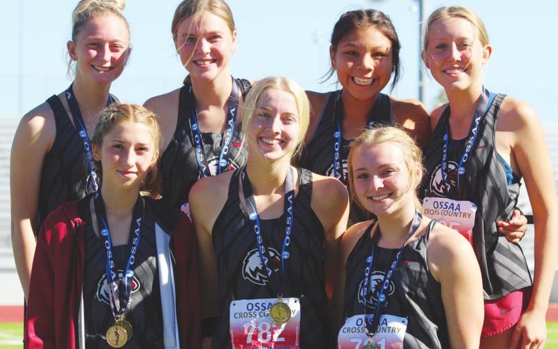 Lady Eagles 3rd at State Cross Country Meet