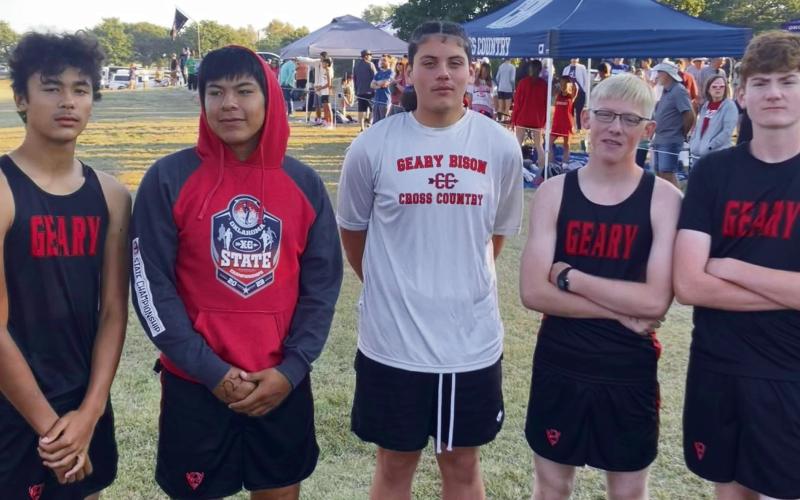 31 Geary Runners at Watonga Invitational