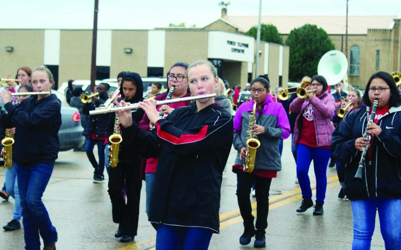 It was a wet Cheese Festival in 2018 as shown in this file photo. But spirits were undampened and the same spirit is expected this year, even with the festival being streamlnied into a single day of fun, food, parades and shopping.