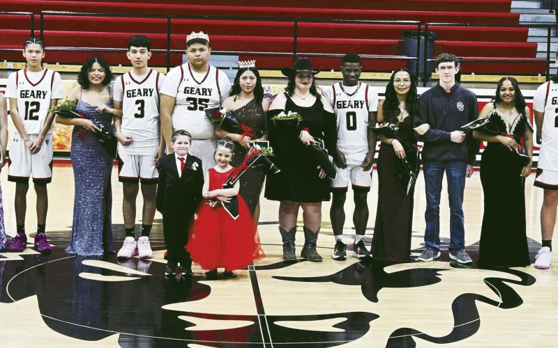 Basketball Homecoming Court