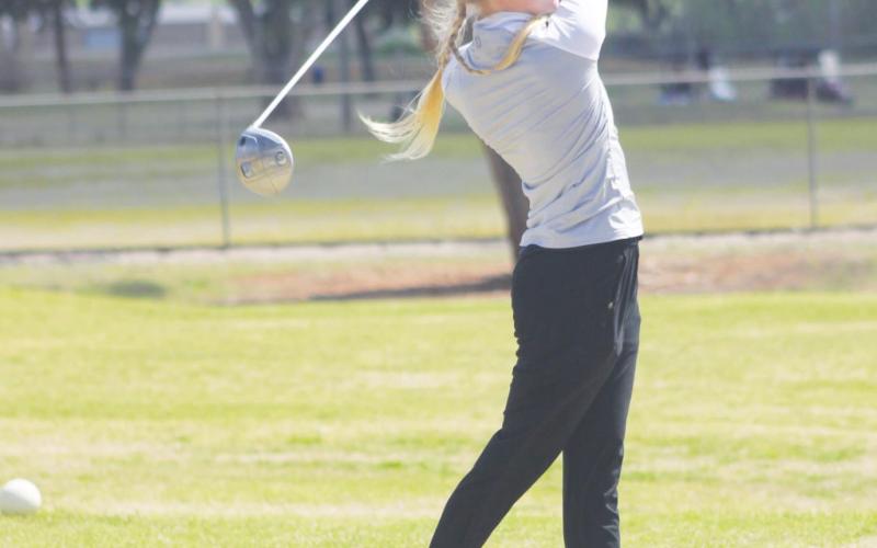Watonga Eagles High School golfer
