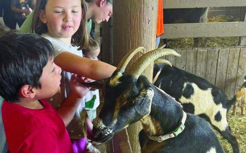 Geary Little Pumpkins Visit Chester’s Party Barn