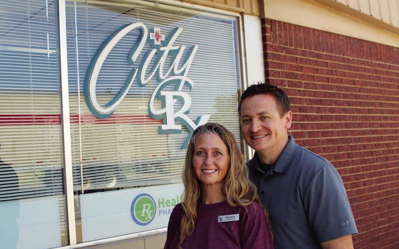 RexAnn and Zac Brack are purchasing both City Pharmacy and Swann Pharmacy and will run the businesses from a single location