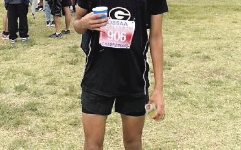 Matthew Martin competed in the State Cross Country Meet Saturday at Edmond Santa Fe High School. This is the first year for Matt to compete in Cross Country and for Geary to have cross country teams. Congratulations Matt and the other Cross-Country athletes for an exciting season. (Provided by Geary Schools)