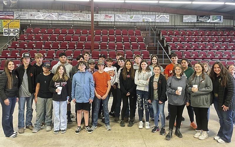 The Calumet eighth grade FFA members attended the Work Your Magic Leadership Conference hosted by the Central High and Hinton FFA Chapters. Leadership is one of the hallmarks of FFA and its members become standout students, teachers, farmers, business owners and political office holders.