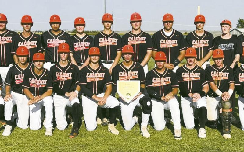 ABOVE Calumet baseball defeated 2A Dale 11-4 to win their third straight Leedey Invitational Championship